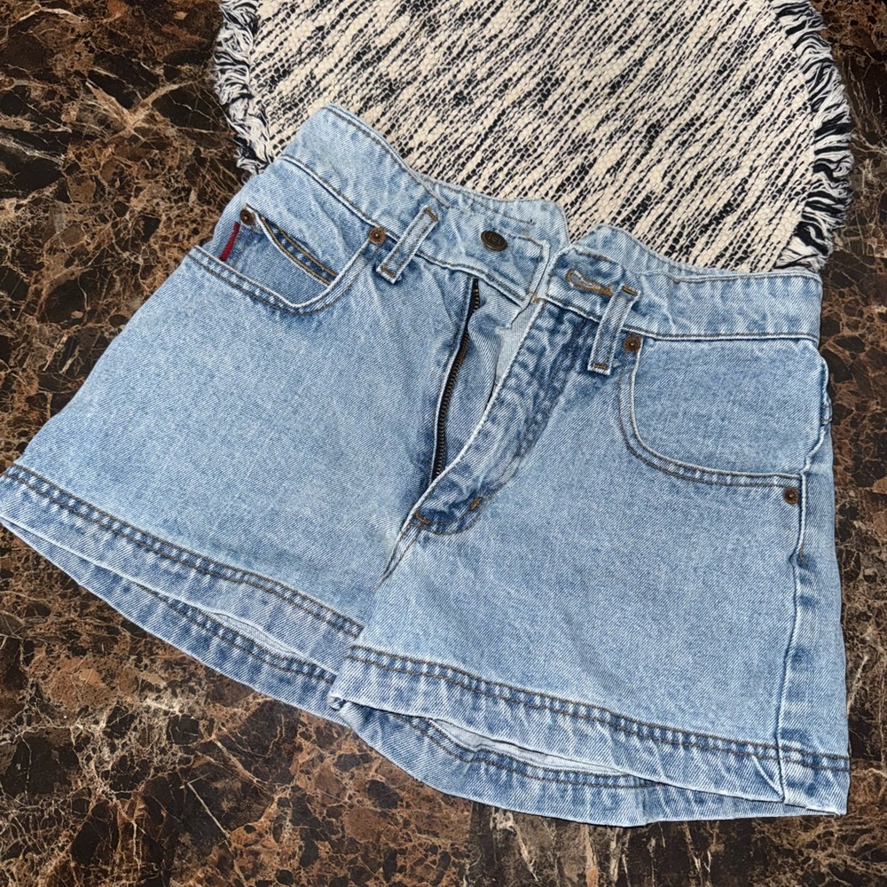 Vintage lei Light Blue Denim Shorts
